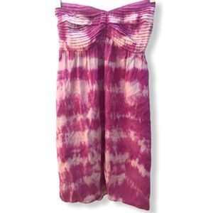 Beach Bunny Silk Tie Dye Dress NWT